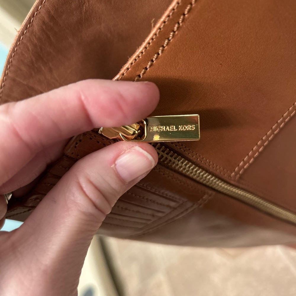 Michael Kors Tan Leather Riding Boots - Picture 13 of 16